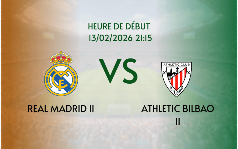Pronostic Real Madrid Castilla 2 - Bilbao Athletic 2: choc des réserves au Di Stéfano